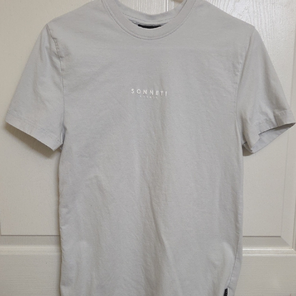 Light Gray Men's Short Sleeve Tee